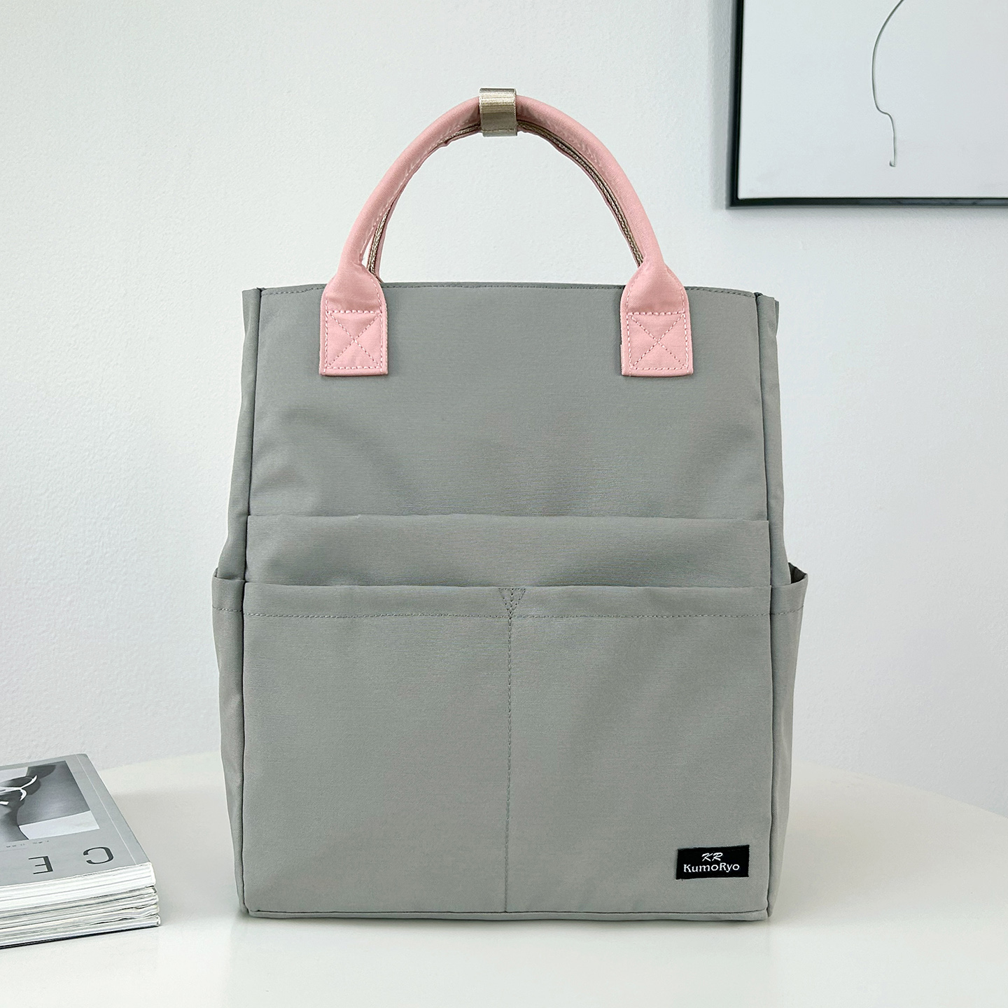 中小学生手提补习袋男女高颜值大容量斜挎包轻便通勤电脑包文件袋