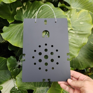 包邮哑黑亚克力磨砂板 鹿角蕨板种植壁挂挂板蕨类植物鹿角蕨上墙