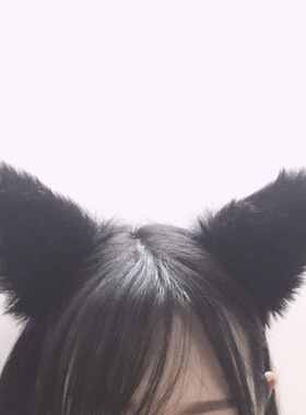 谷咕叽之喵喵喵喵的cosplay猫娘毛茸茸猫耳朵发箍夹子