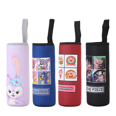 水杯套 保温杯保护套通用防摔防烫手提袋子可爱卡通350-500毫升