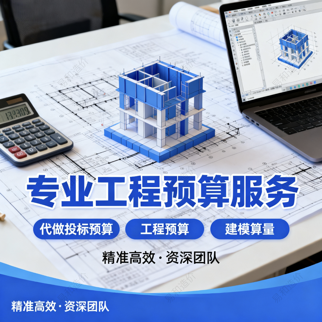 广联达建模造价预算咨询安装土建装修市政套定额组价算量