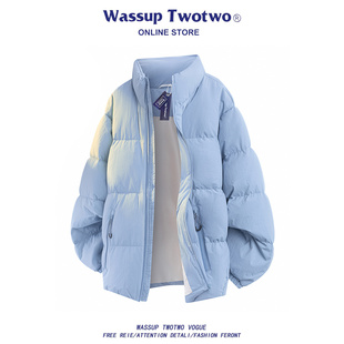 TWO 2025新款 TWO中长款 冬季 加厚保暖90鸭绒外套 羽绒服男士 WASSUP