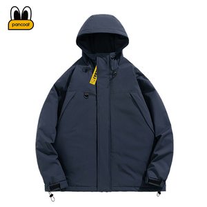 PANCOAT 春秋棉服男士潮牌情侣款面包服棉袄宽松春季保暖连帽棉衣