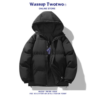 加厚棉衣冬季 WASSUP 羽绒棉服男款 TWO美式 防寒服保暖棉袄外套 TWO