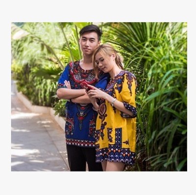 dashiki泰国衫非洲鼓表演服大码外贸休闲服速卖通wish ebay爆款