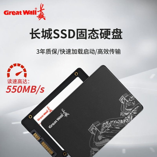 长城Sata3.0固态硬盘256G 机笔记本电脑SSD硬盘 1T台式