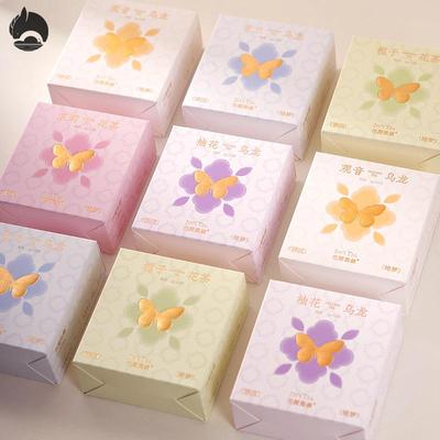 女神节蝴蝶花茶伴手礼女伴娘送实用高档小礼品礼物内搭单品结婚用