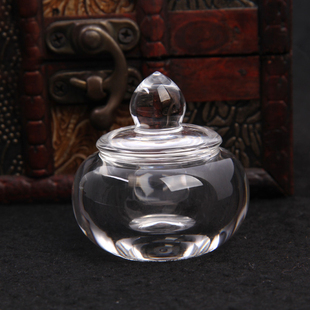 天然水晶舍利塔摆件供养舍利子佛塔