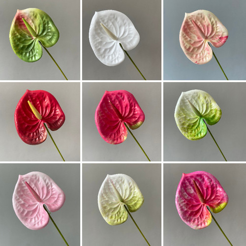 仿真3D红掌白掌绿掌婚庆插花材