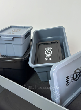 NEIGHBORHOOD NBHD SRL工业风户外露营带盖桌面塑料储物收纳盒