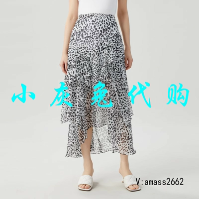 小灰兔代购欧阿玛施女装不规则印花半身裙5200460-2A27765-001