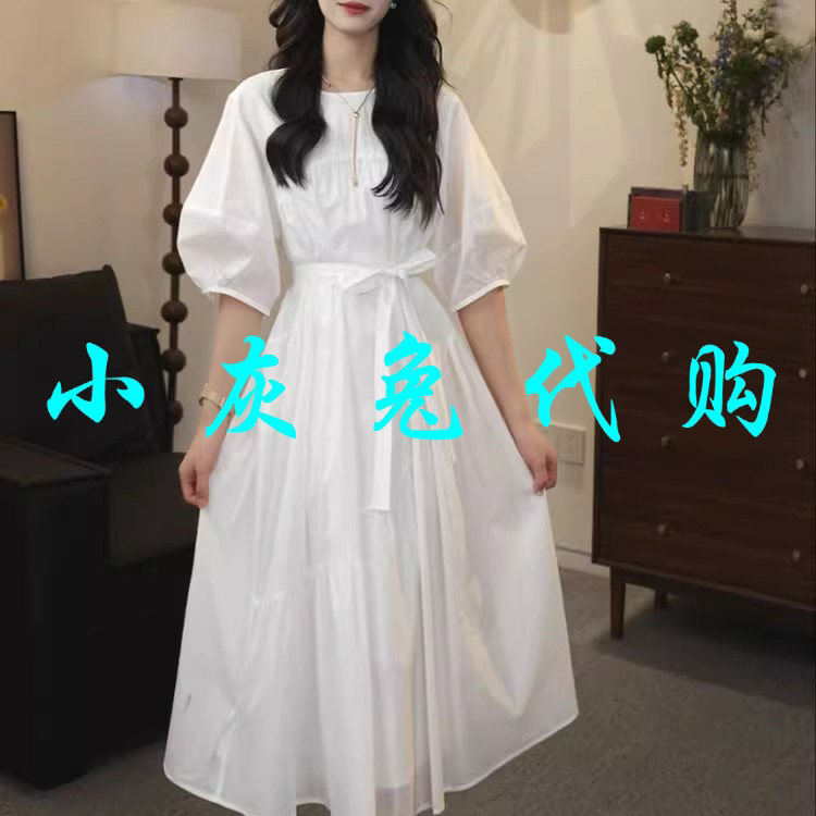 小灰兔2025夏宽松抽褶两件套