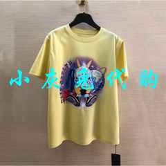 小灰兔代购2025夏新款卡通兔子印花短袖t恤1300356-11193BZ-001