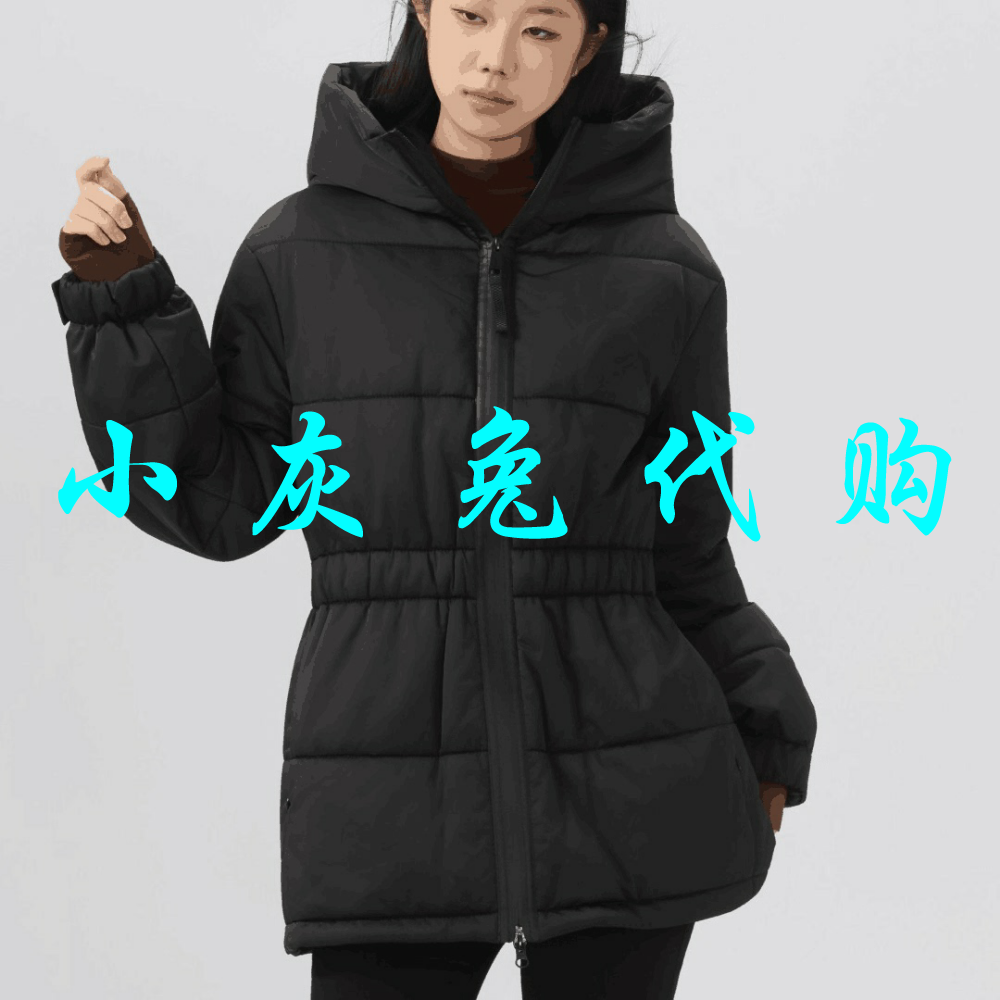 小灰兔正品2025冬款收腰保暖百搭时尚雪丽棉服外套140027-1122711