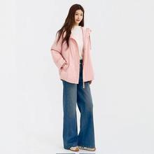 小灰兔正品2025冬新款新雪丽保暖连帽宽松棉服外套140052-1148771