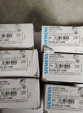 西门子接触器3TH42 62-1XB4，全新原装正品，线圈D议价