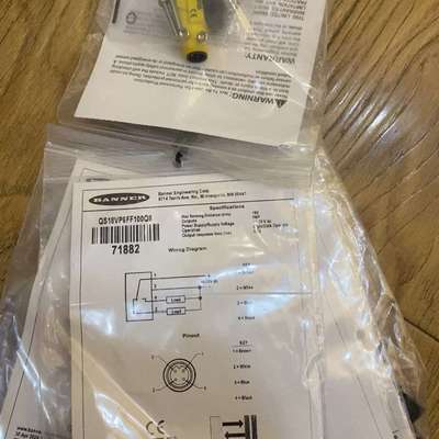 QS18VP6FF100Q8 邦纳BANNER 全新原装正品议价