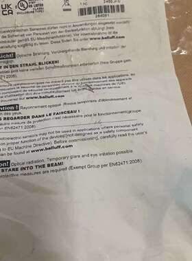 巴鲁夫BOS02A3全新原装正品光电传感器，型号BOS R0议价