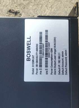 工业交换机BOSWELL交换机，型号:S1226R-24T，议价