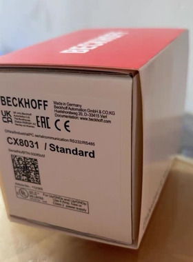 倍福PLC主机控制器模块CX8031全新原装正品现货议价