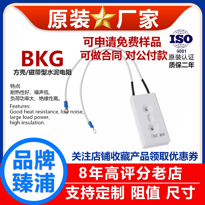 BKG方形磁带水泥电阻大功率