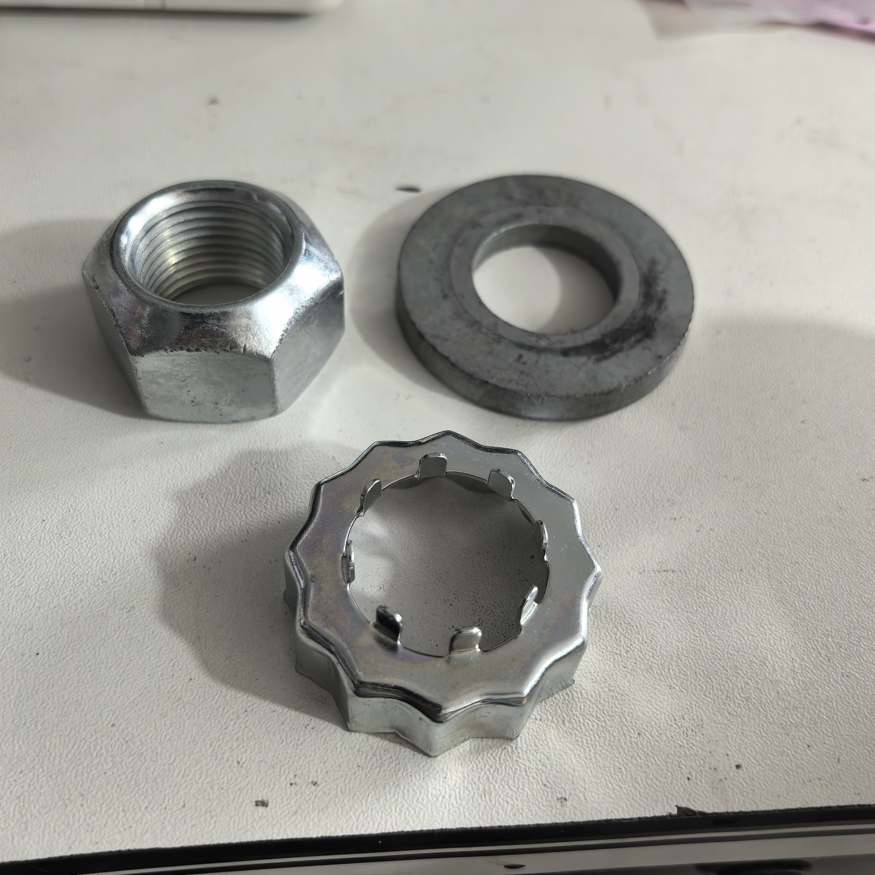 适用江铃福顺转向节螺母垫片