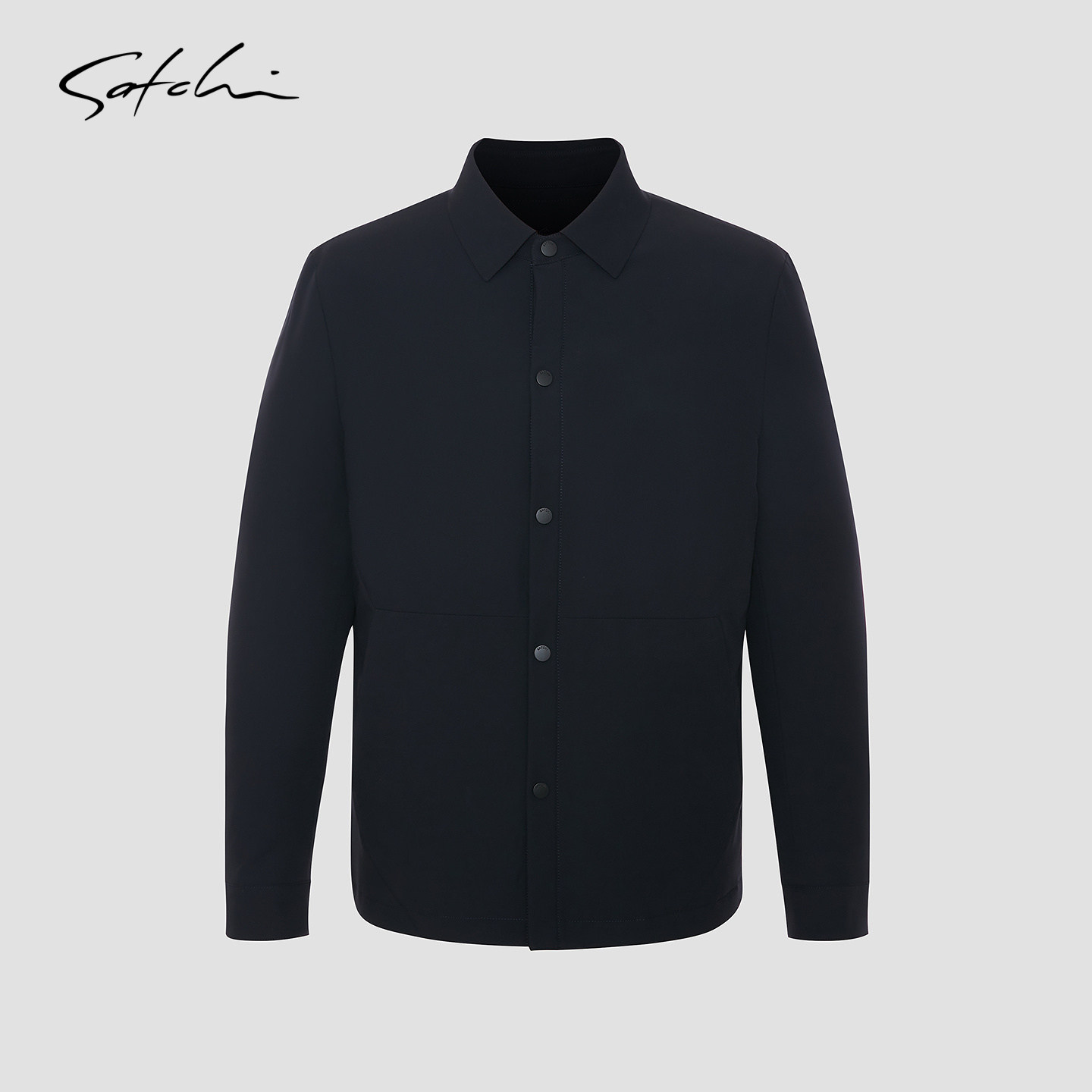 Satchi拆卸兔毛内胆鹅绒服外套