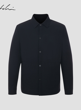 SATCHI沙驰男装男士皮草羽绒服冬季新款鹅绒行政夹克88RJB2278003