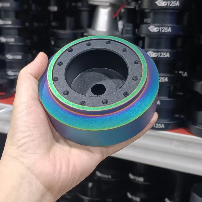 适用铃木北斗星浪迪专用改装赛车方向盘底座转向灯自动回位转接座