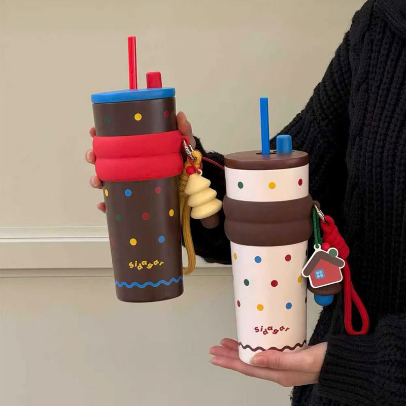 世大家大容量保温杯女生高颜值吸管水杯新款便携杯子圣诞礼物生日,餐饮具,保冷/保温杯,淘宝优惠券,粉丝福利购,淘宝优惠卷