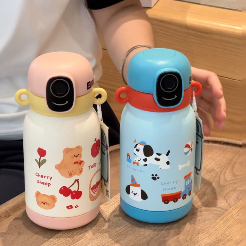 物生物儿童水杯上学便携保温杯