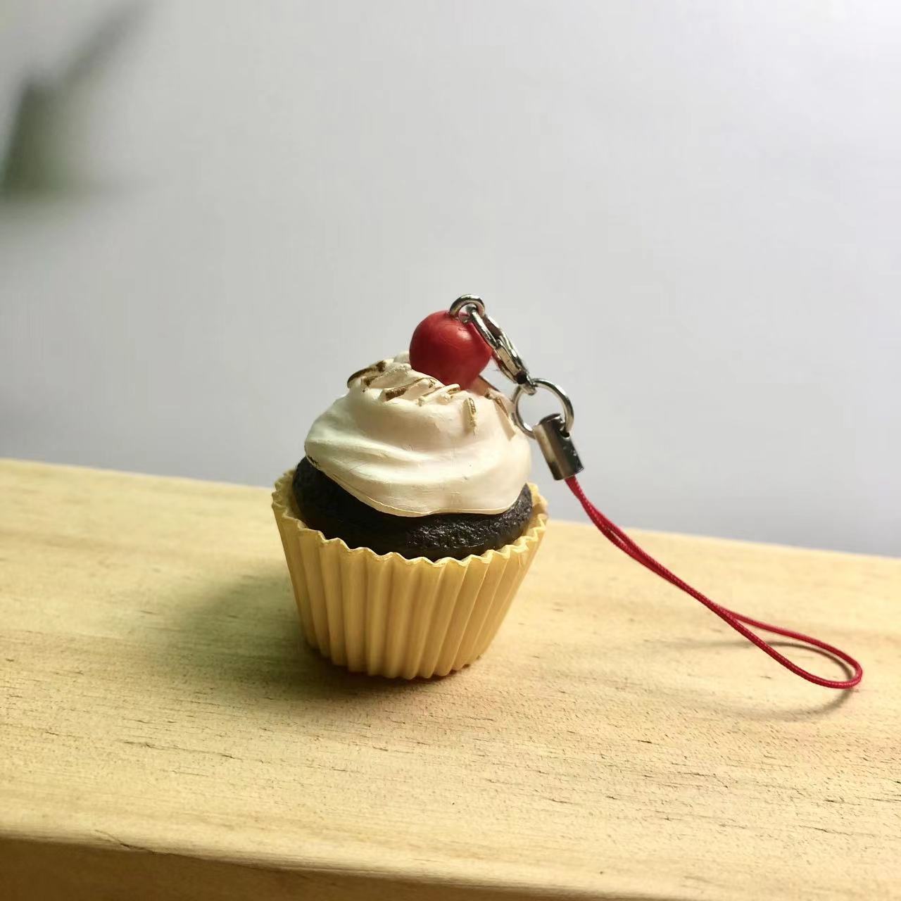 创意汉堡三明治薯条热狗蛋糕树脂 仿真蔬菜水果挂饰礼品现货