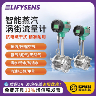 LUGB蒸汽涡街流量计量表氮氩氢氧气压缩空气气体液体天然气计量表