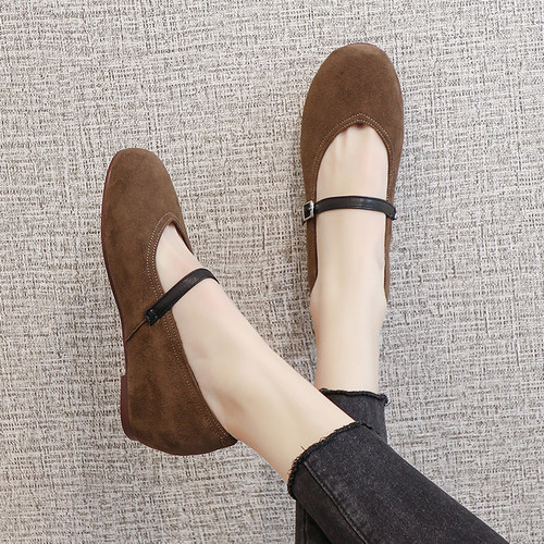 玛丽珍鞋法式春季豆豆单鞋女浅口