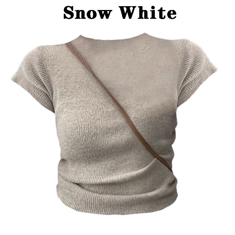 Mini-skirt, sexy short sleeve T-shirt, knitted top Mini-skirt, sexy short sleeve T-shirt, knitted top