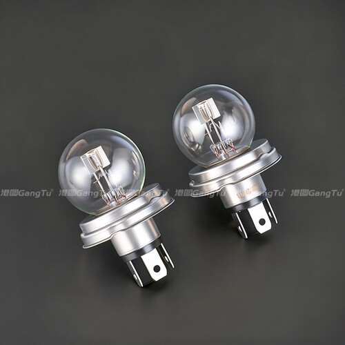 装载机收割机叉车铲车R2圆盘12v45/40w工程车24v55/50wH4大灯灯泡
