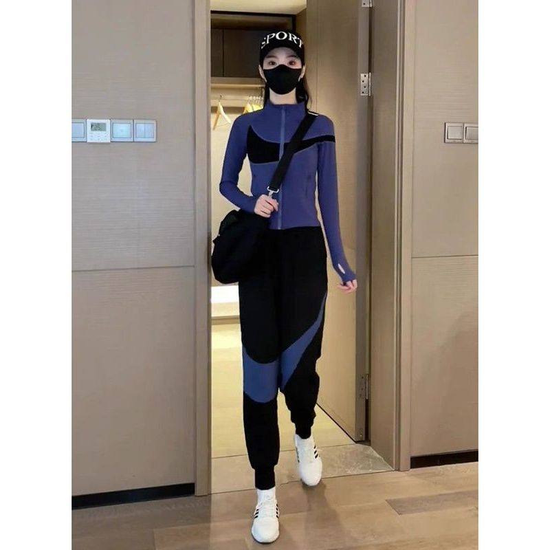 奥特莱斯撤柜清仓捡漏欧洲站休闲运动套装女户外速干跑步服一整套