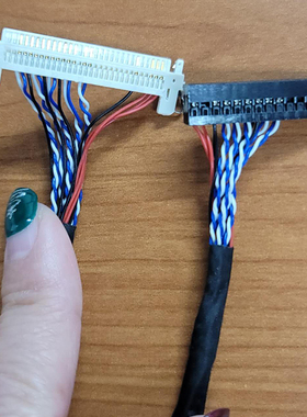 定制LCMA-RX0104GR02液晶屏线10.4寸LVDS驱屏线FI-X30背光线51146