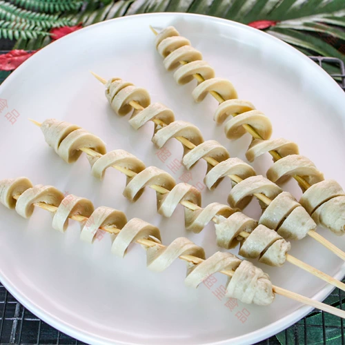 Стрип -пищевая фондовый вкус сладкий глобальный вкус 20 струнок 40 г замороженные ингредиенты для барбекю Жареные закуски полу -продукты