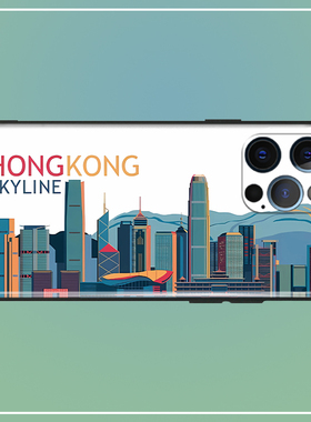 香港城市天际线适用IQOO11小米13Ultra苹果14ProMax华为P60一加Ace2V软套三星S23全包耐摔真我GT Neo5手机壳