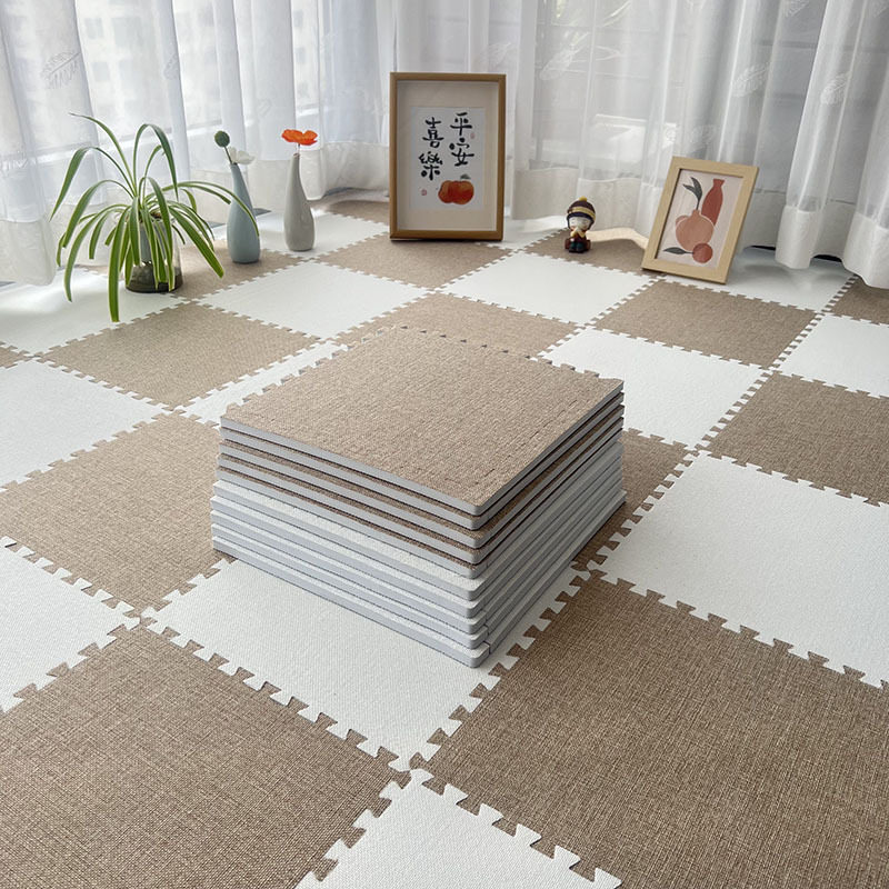 亚麻地毯客厅耐脏易打理卧室整铺地垫泡沫地板垫子阳台飘窗垫拼接,居家布艺,地毯,淘宝优惠券,粉丝福利购,淘宝优惠卷