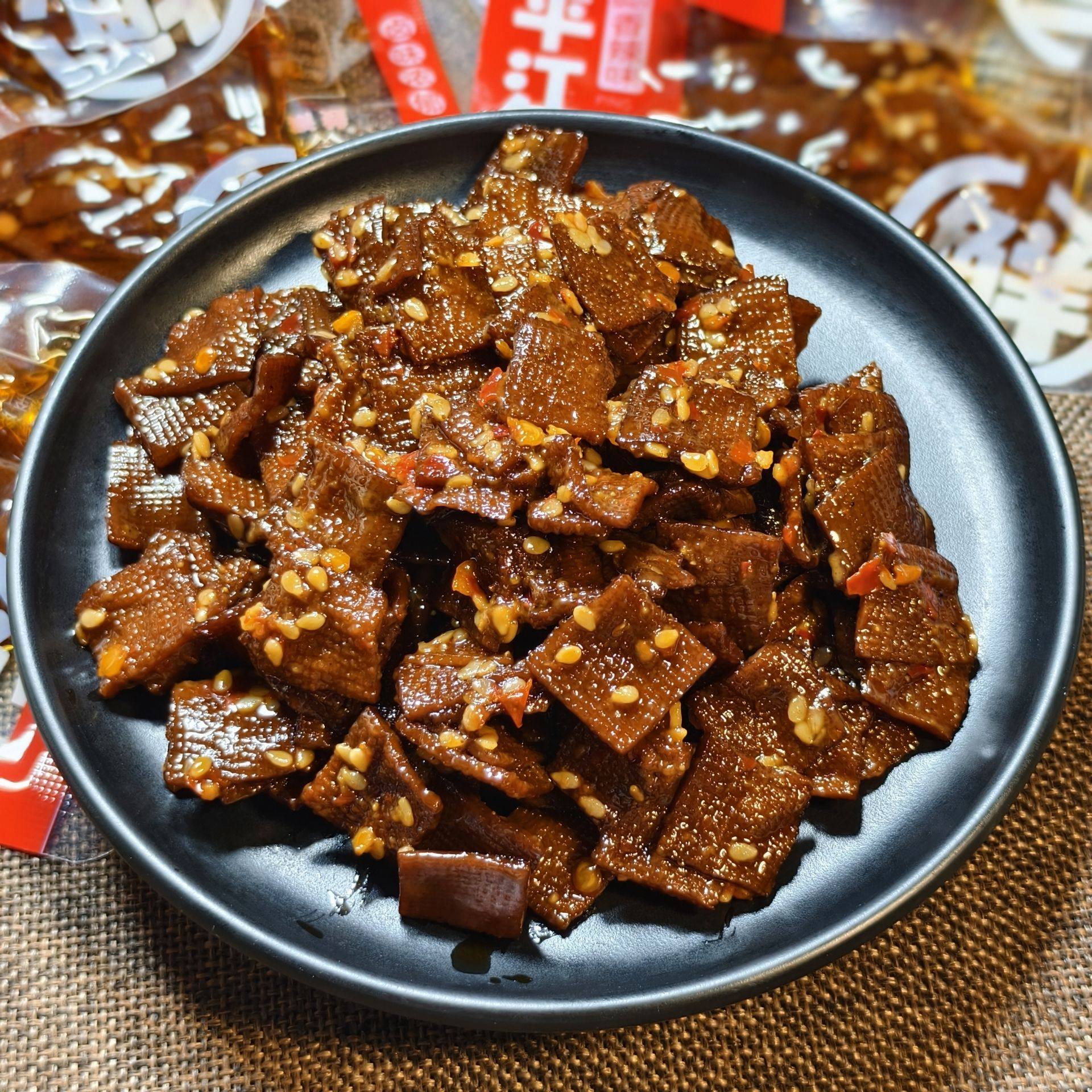 平江酱干斯娃小片千张500g小包卤制香菇零食香干豆腐干香辣条小吃