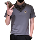主推-冰丝无痕POLO衫男士短袖T恤新款男装潮流PL88-P55控78，男装Polo衫，星座301B-1