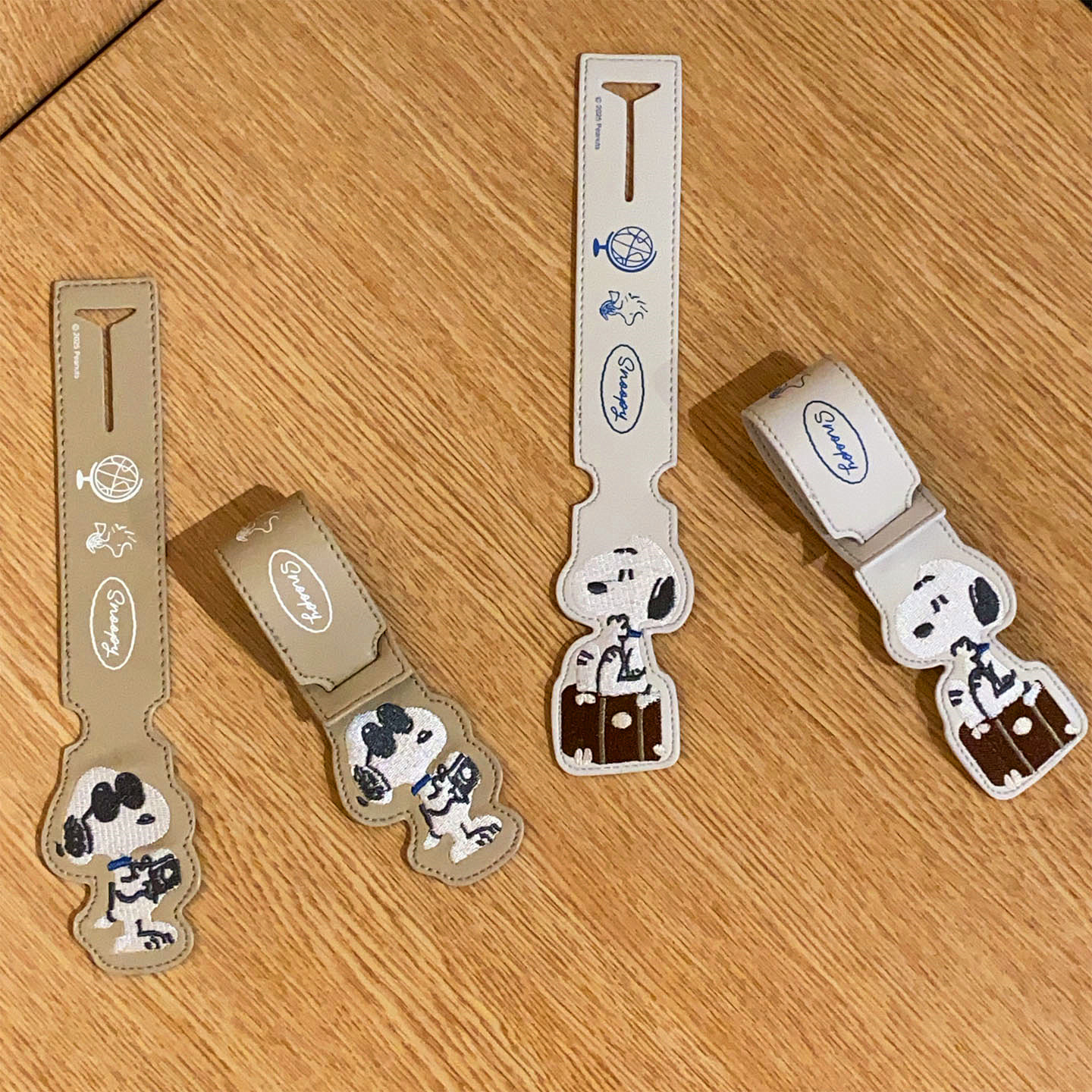 日系卡通狗狗pu刺绣行李牌