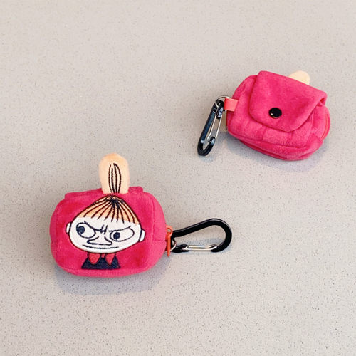 日系卡通姆明阿美可爱刺绣钥匙包
