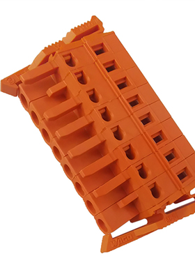 德国8极孔型MCS连接器231-308/037-000锁定卡8p接线端子