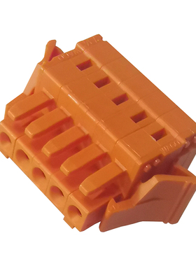德国现货孔型5极MCS连接器734-205/037-000带锁定卡5p端子3.81mm