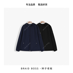 BRAID｜男款 羊毛内力冲锋衣棉服外套2605 连帽冬季