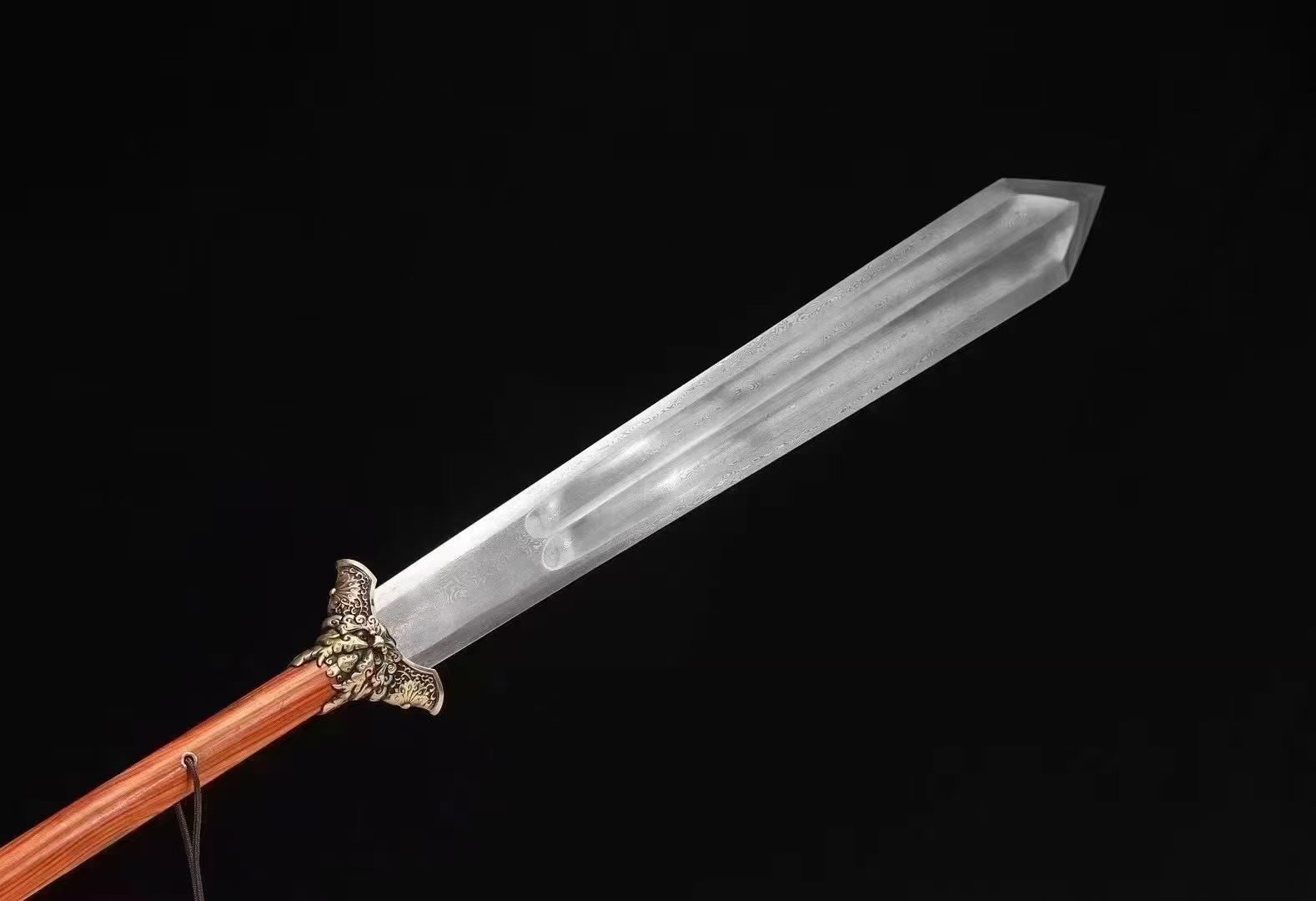 龙泉刀剑陌刀朴刀枪头唐横刀武术绣春秋大刀关公防身冷兵器未开刃