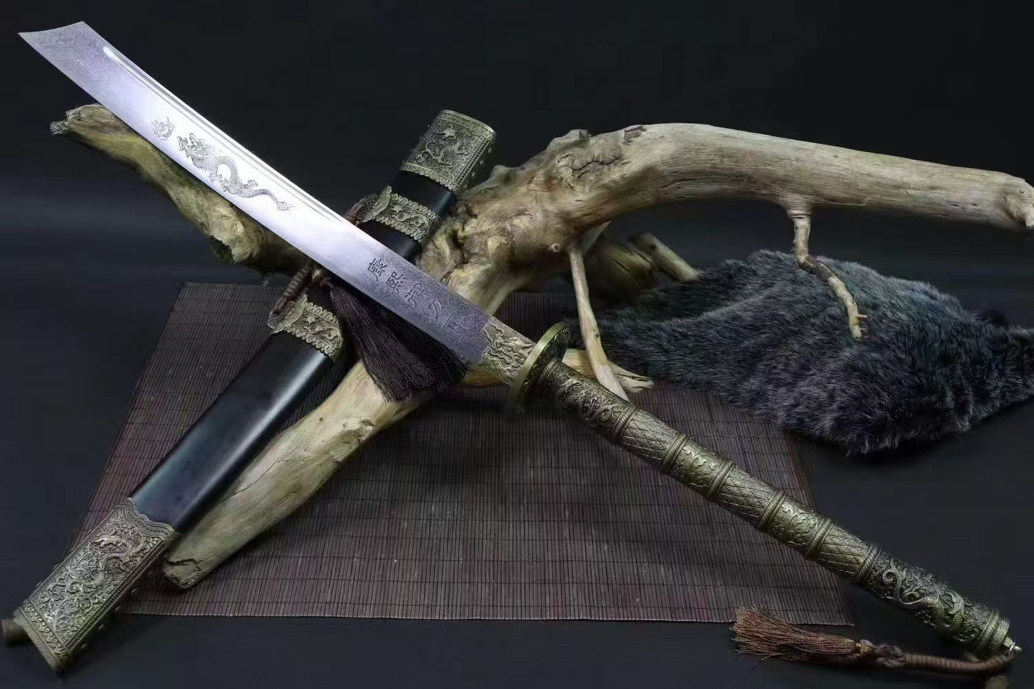 龙泉刀剑唐横刀一体康熙战刀锦衣卫绣春刀宝剑双手刀冷兵器未开刃